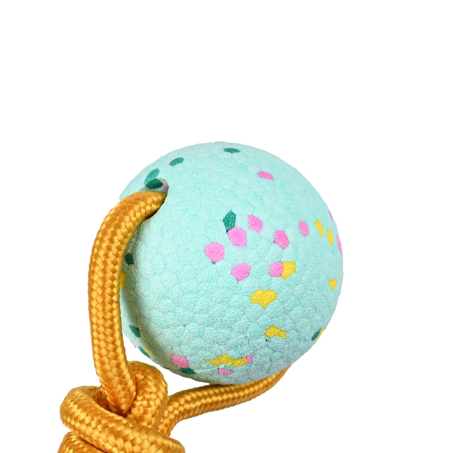 Tough Tug Toy - Teal Confetti