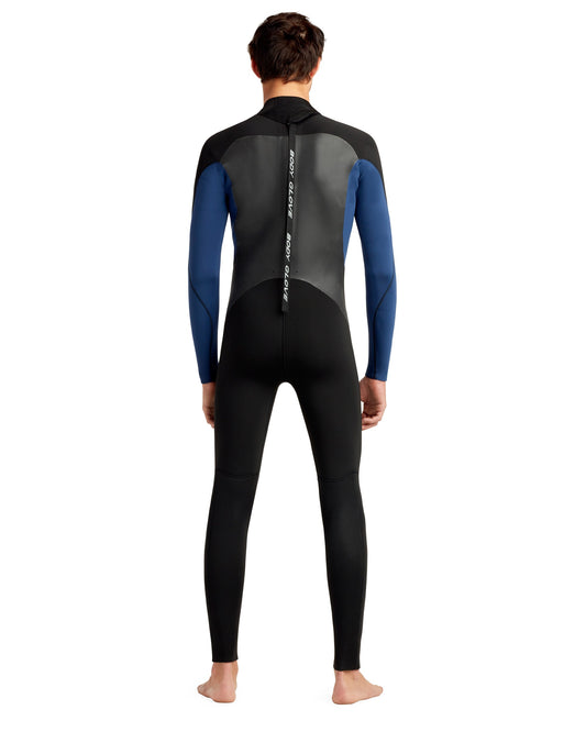 Phoenix 4/3mm Men's Back-Zip Fullsuit - Blue