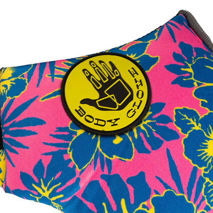 Floral Neoprene Pet Life Jacket - Floral Pink