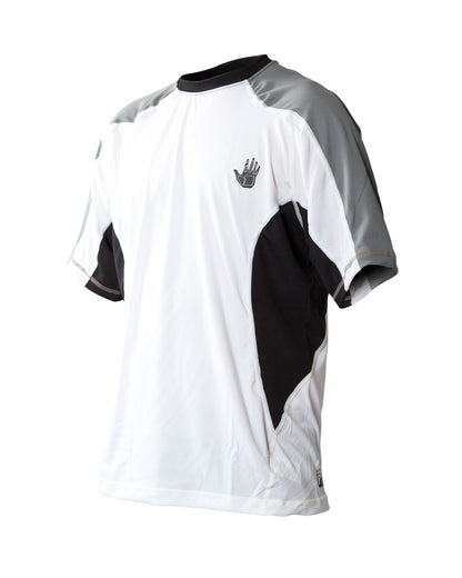 Men's Performance Loosefit Short-Arm Shirt - White