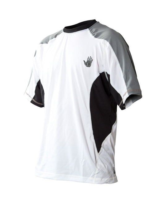 Men's Performance Loosefit Short-Arm Shirt - White