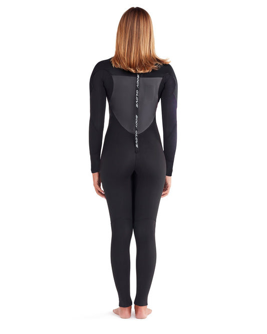 EOS 3/2mm Back-Zip Women's Fullsuit - Black