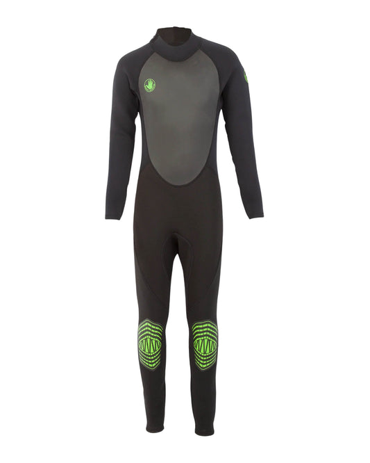 Junior Pro 3 Back Zip Fullsuit 3/2mm - Black