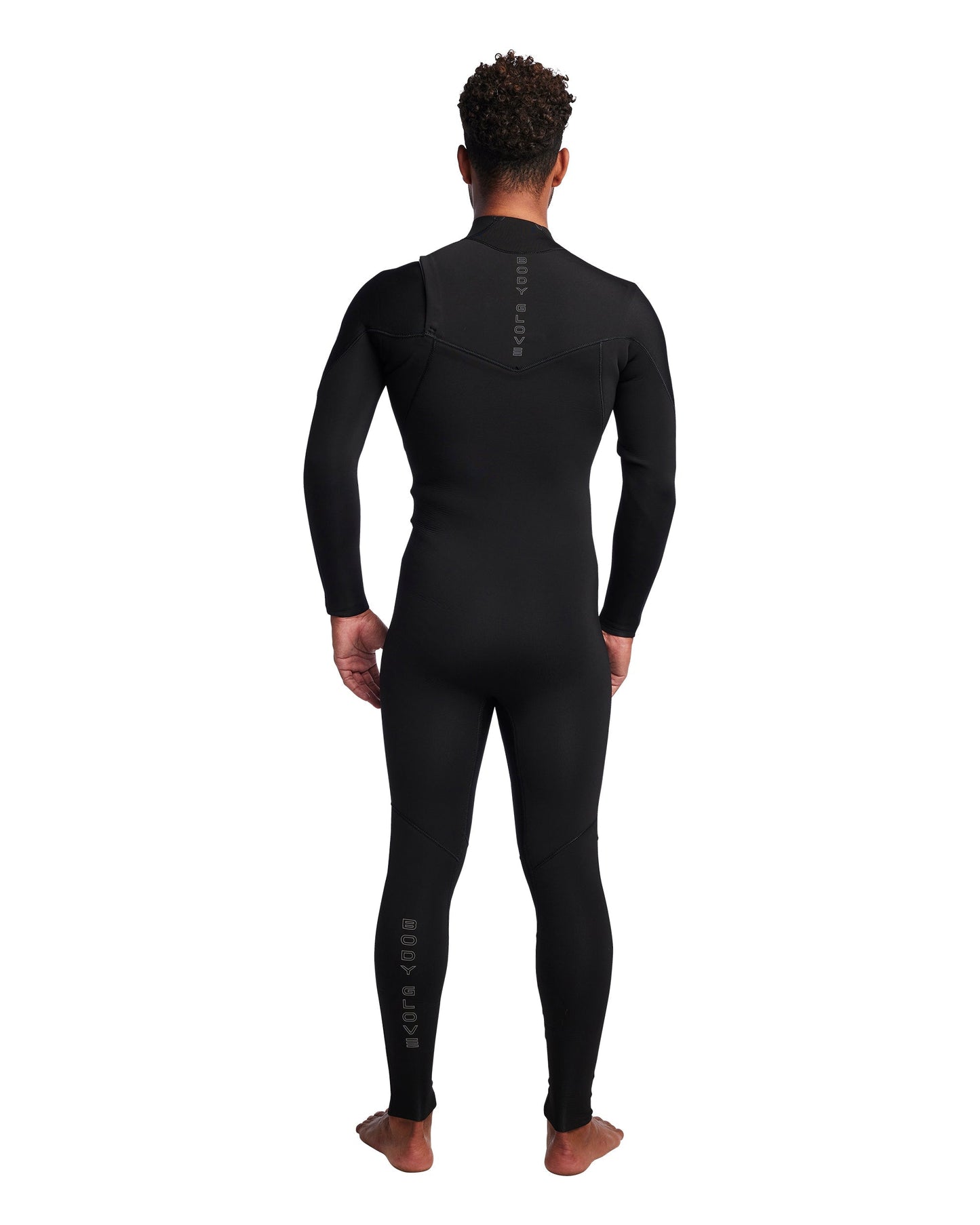 Men's Gold Cell 4/3mm Slant Zip Fullsuit - Black
