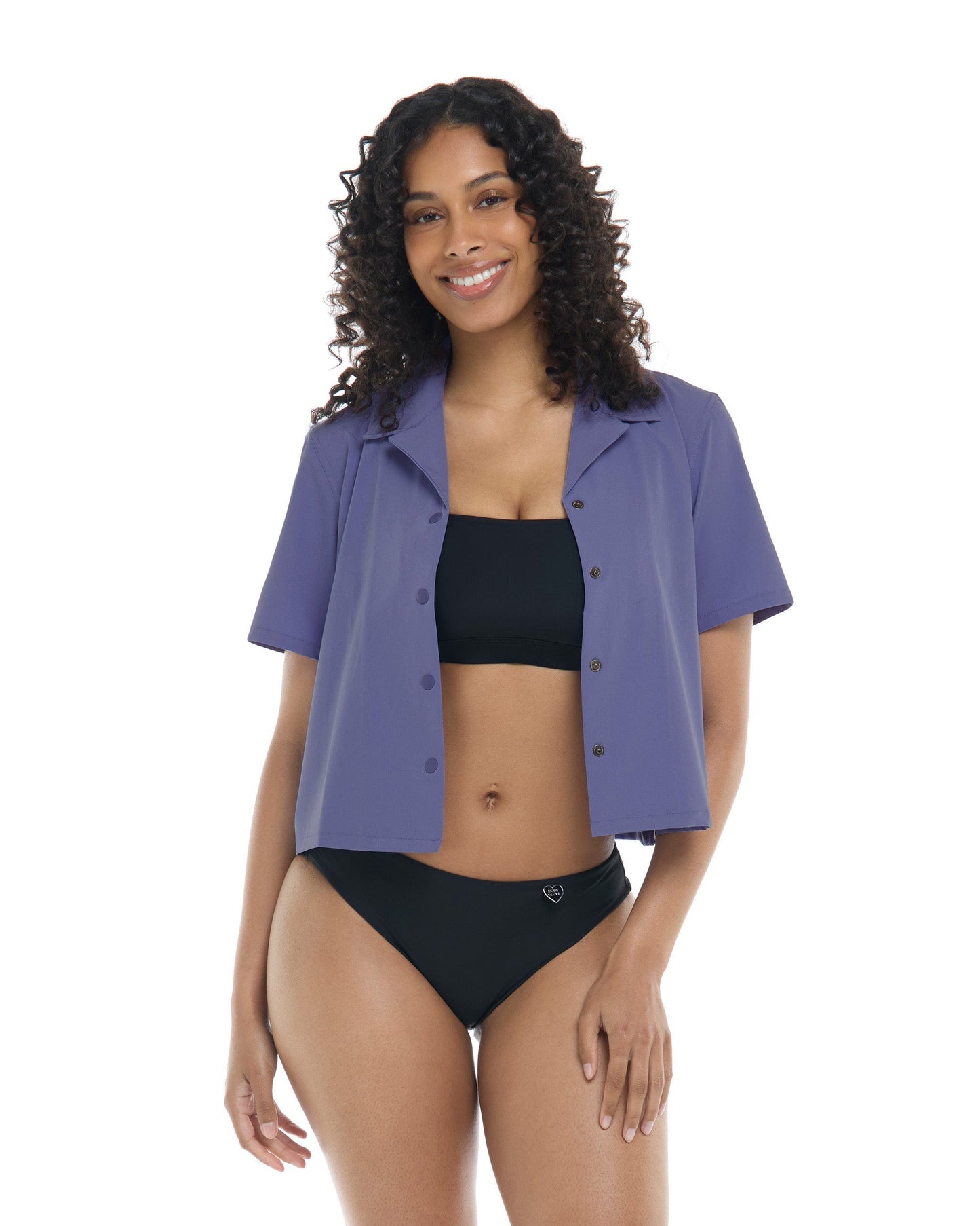 Lalancha Short Sleeve Surf Shirt - Iris