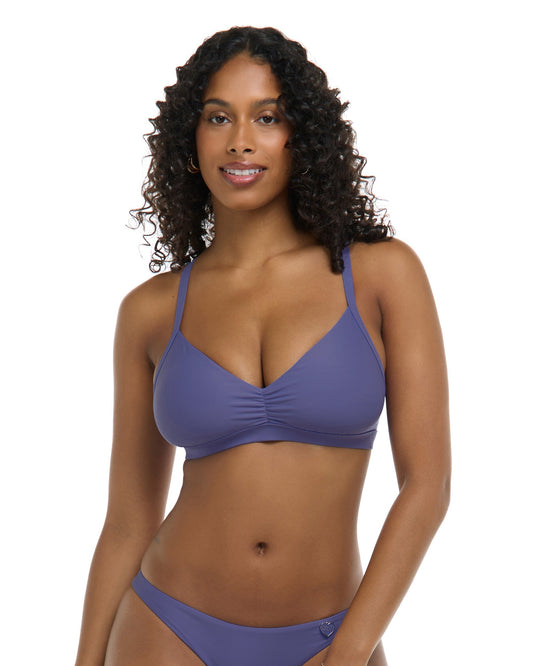 Smoothies Drew D-F Cup Swim Top - Iris