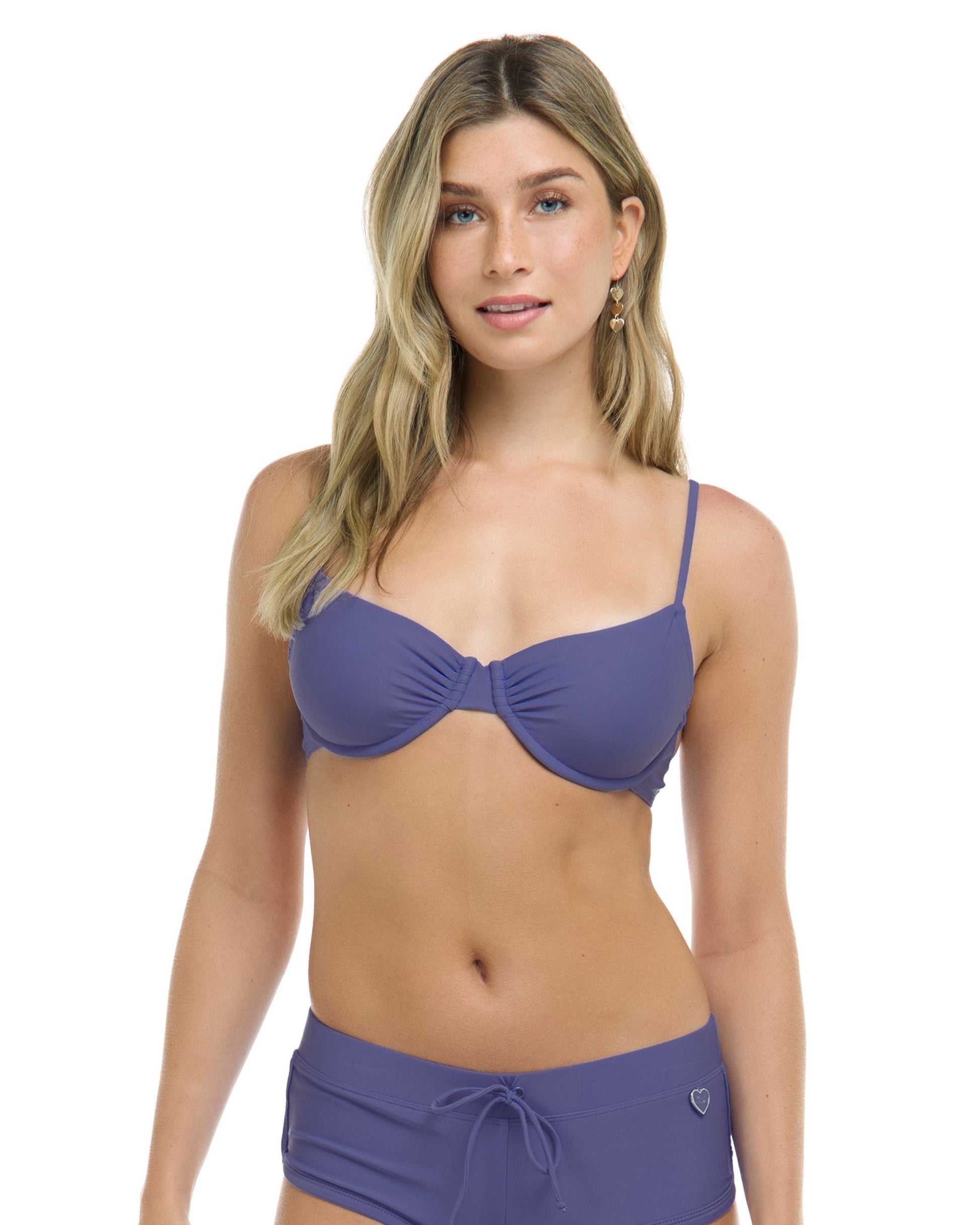 Smoothies Alice Underwire Bikini Top - Iris