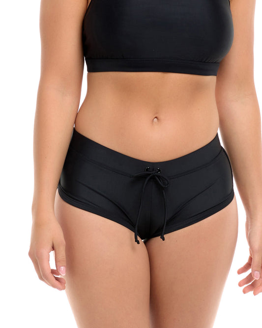 Smoothies Sidekick Boy Short Swim Bottom - Black
