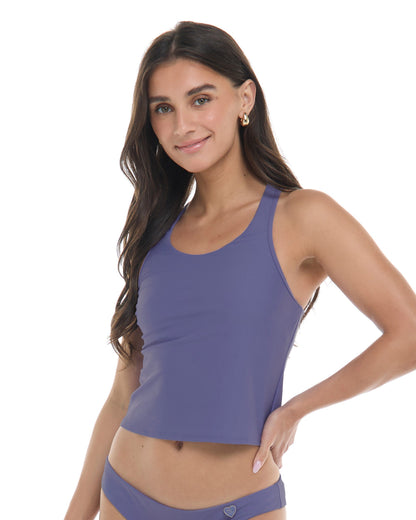Smoothies Reva Crop Top - Iris