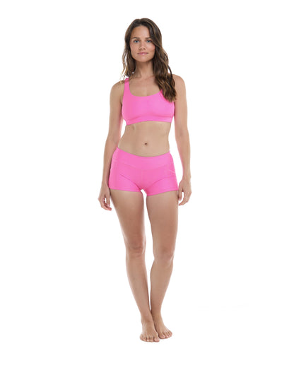 Smoothies Star Cross-Over Sports Bra D Cup - Sugar Plum