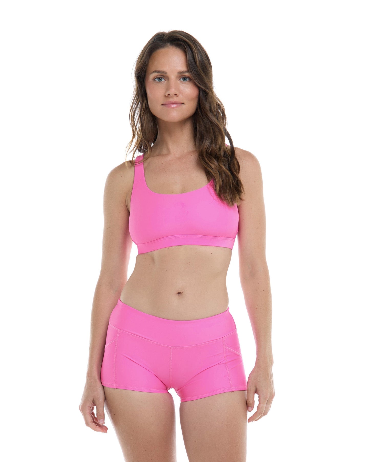 Smoothies Star Cross-Over Sports Bra D Cup - Sugar Plum