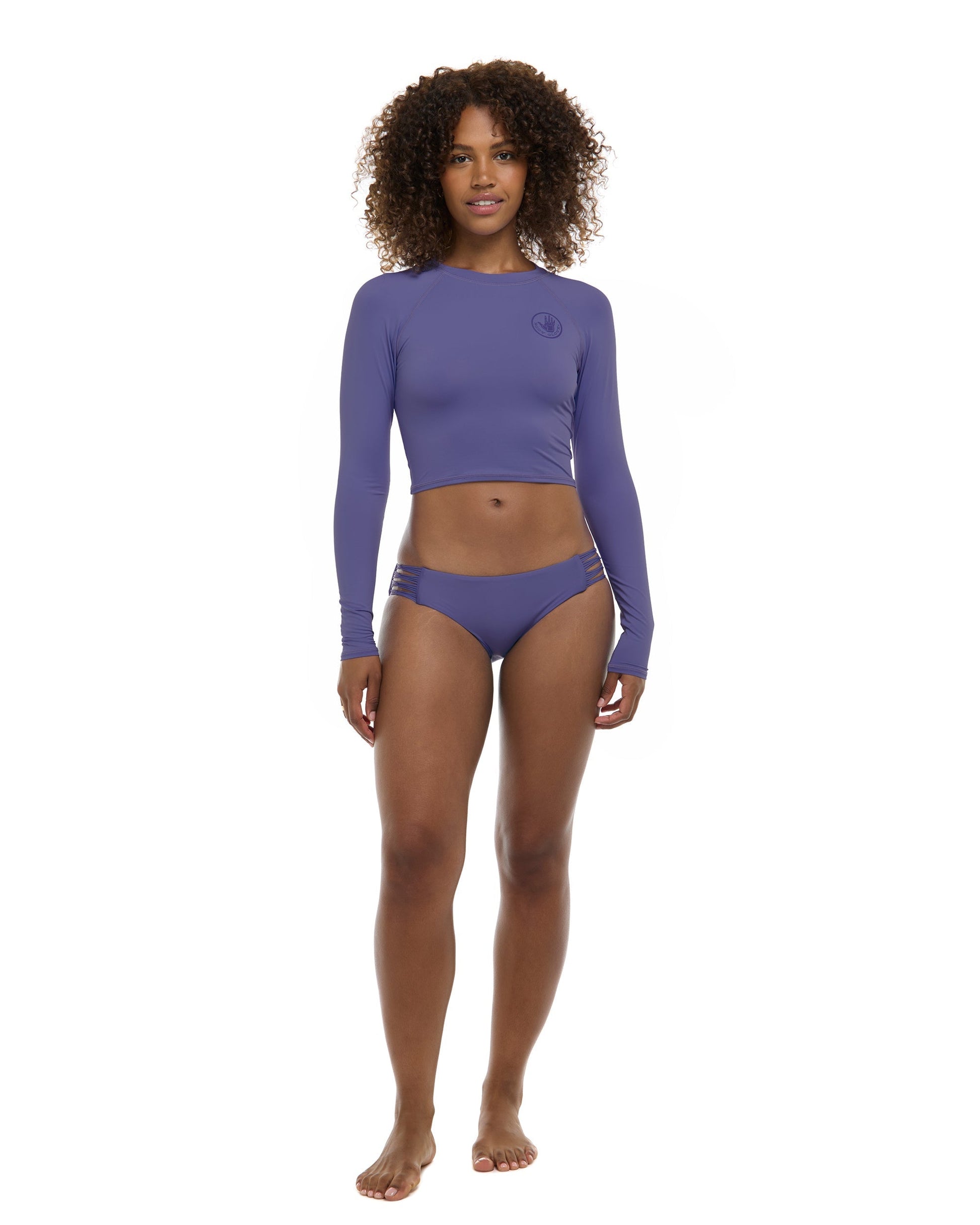 Smoothies Let It Be Crop Rashguard - Iris