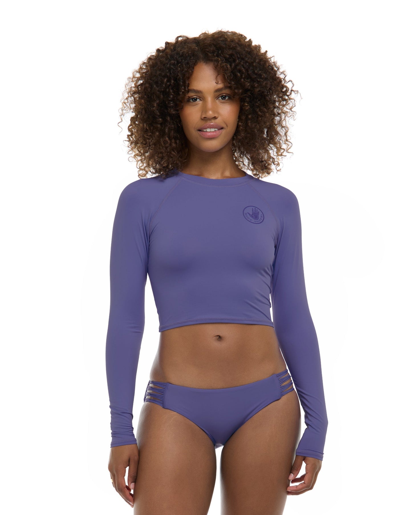 Smoothies Let It Be Crop Rashguard - Iris