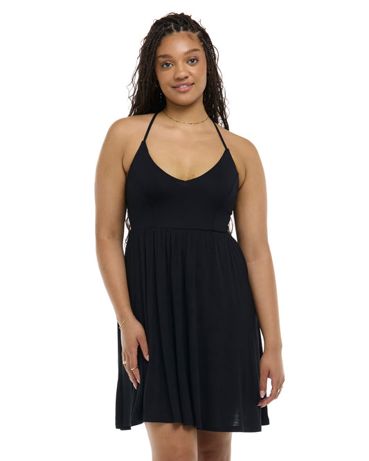 Ivy Cover-Up Dress - Black