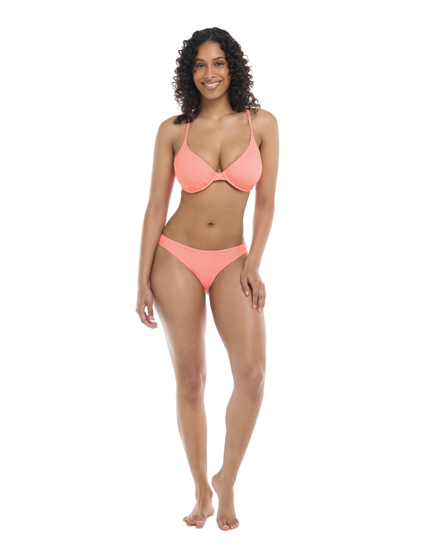 Spritz Solo D-F Cup Bikini Top - Coral