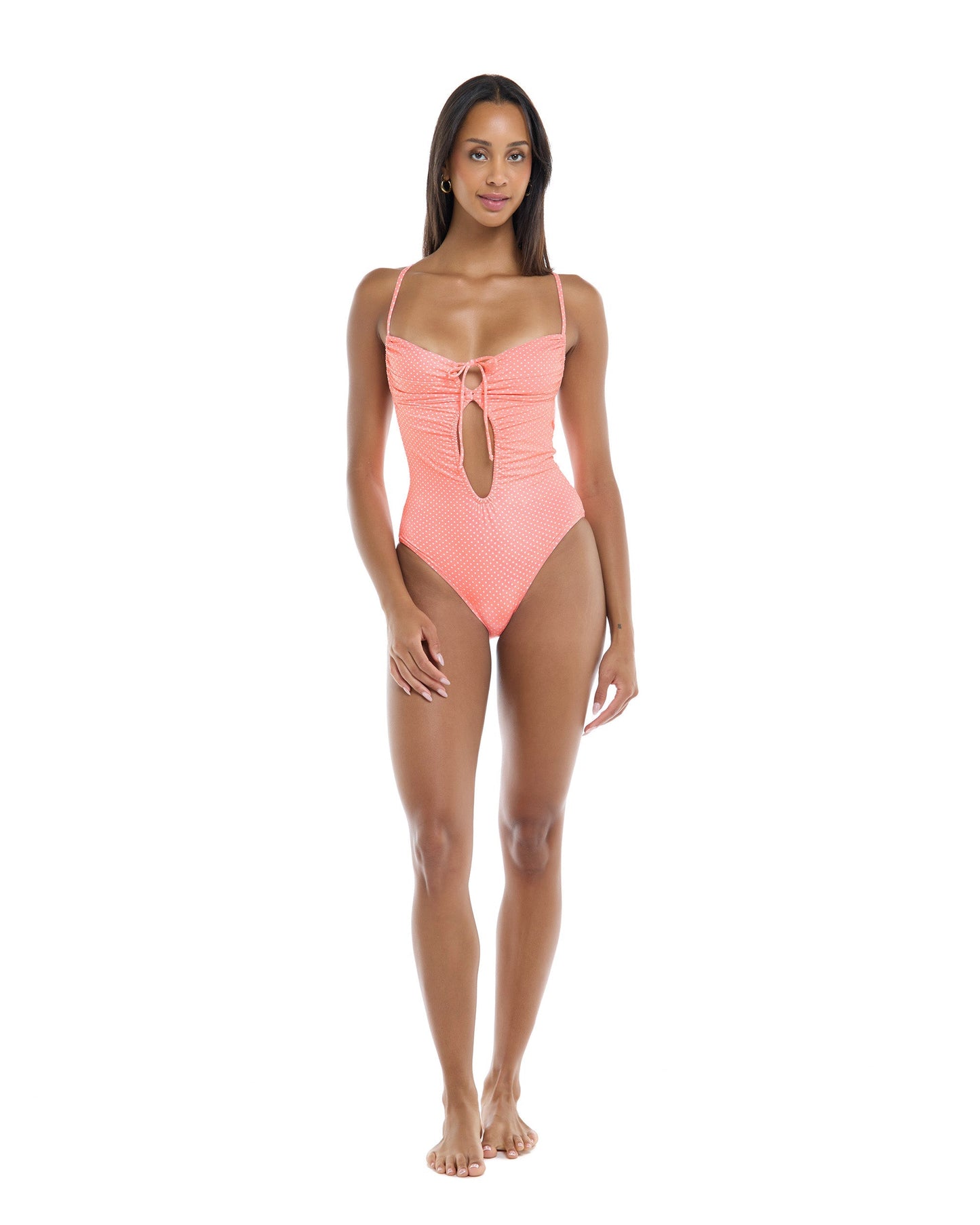 Spritz Selena One-Piece Swimsuit - Coral