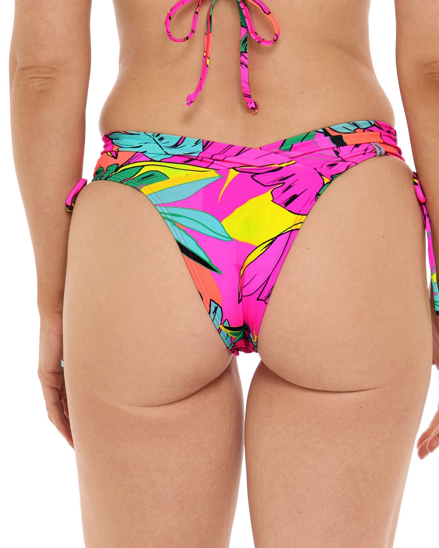 Tulum Nola Low Rise Bikini Bottom - Bubble Gum