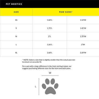 Paw Protector Booties - Black