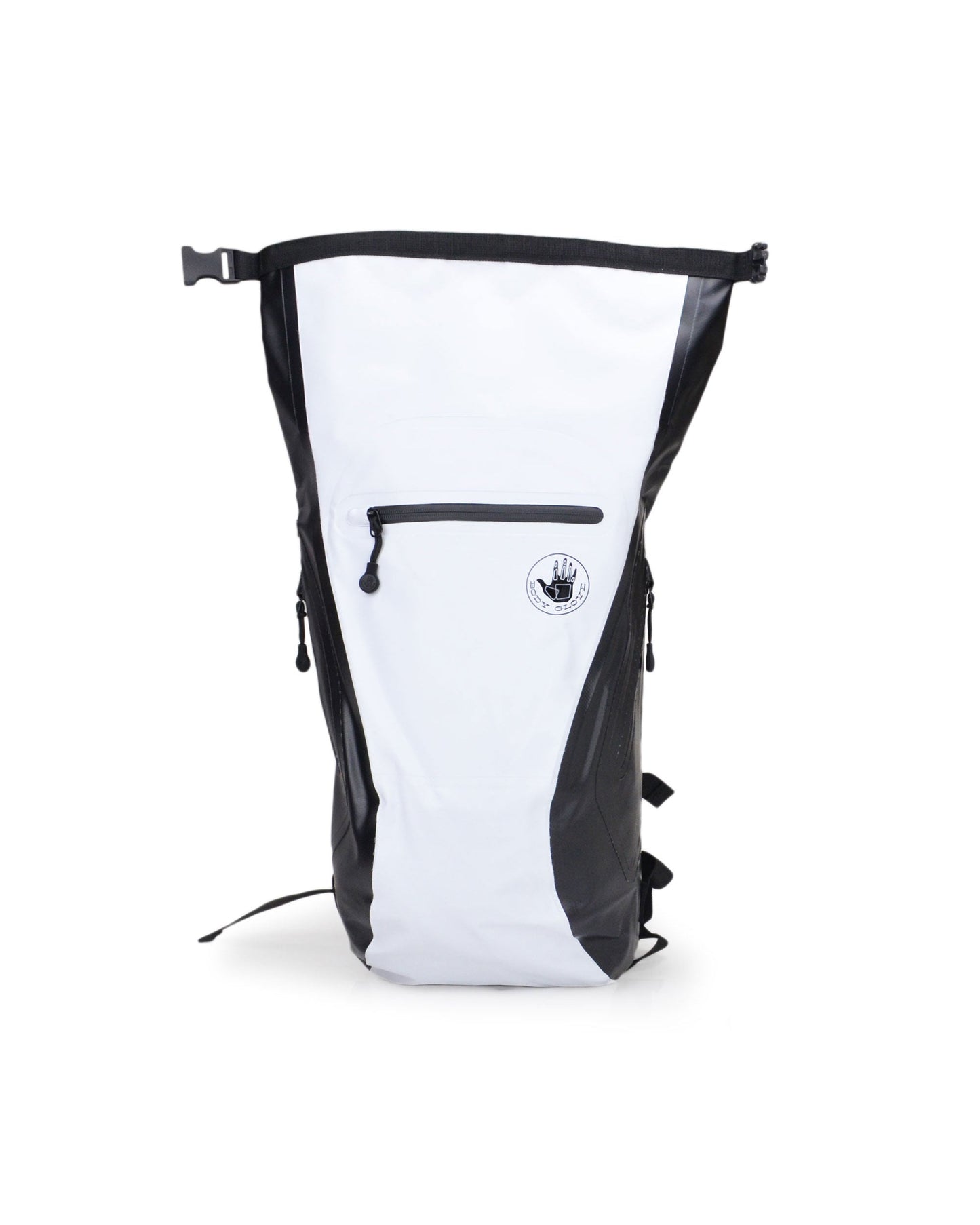 Advenire 25L Waterproof Vertical Roll-Top Backpack - White