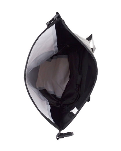 Advenire 25L Waterproof Vertical Roll-Top Backpack - White
