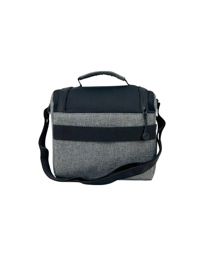 Zip Top Lunch Tote  - Grey