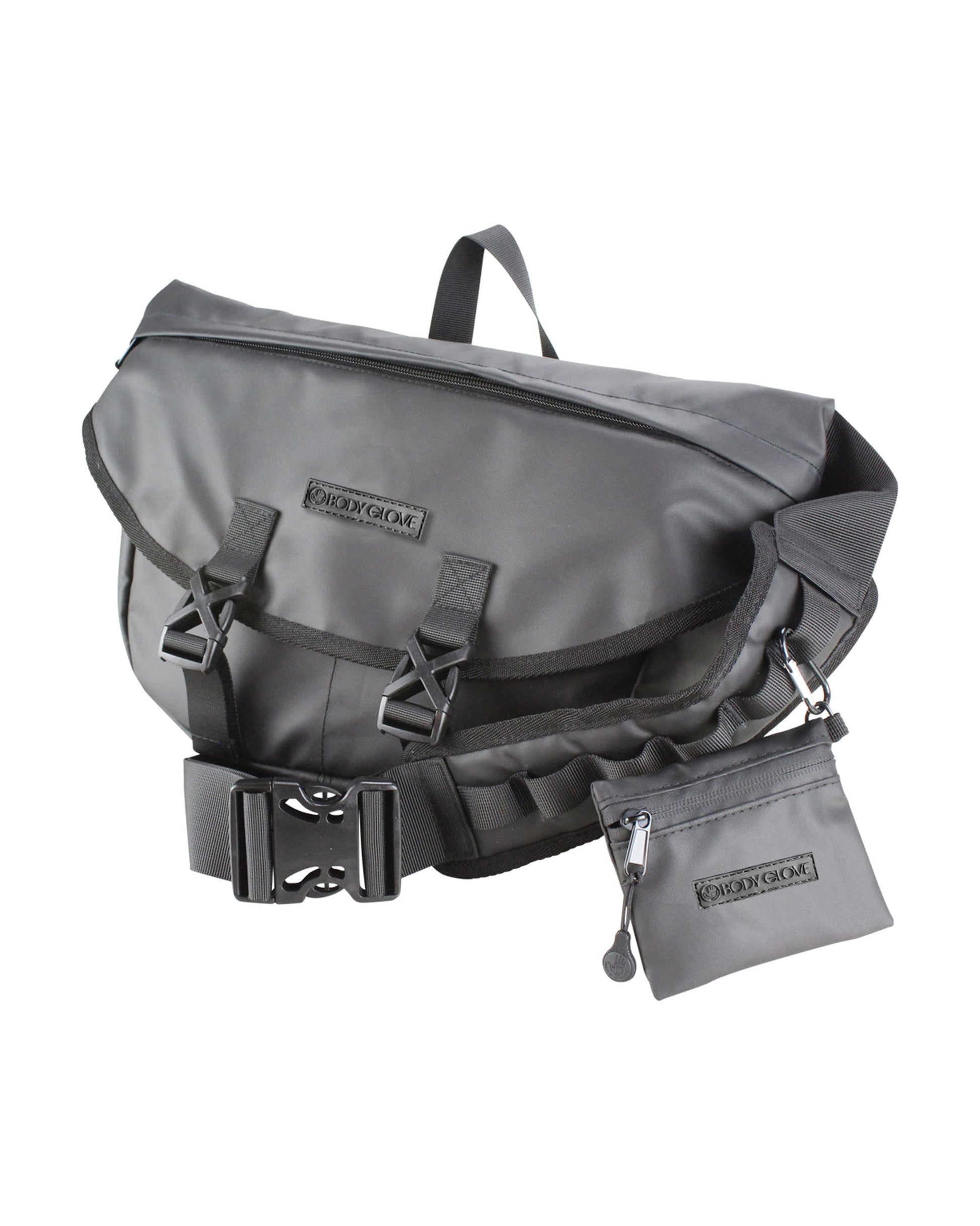 Taluca Messenger with Pouch - Black