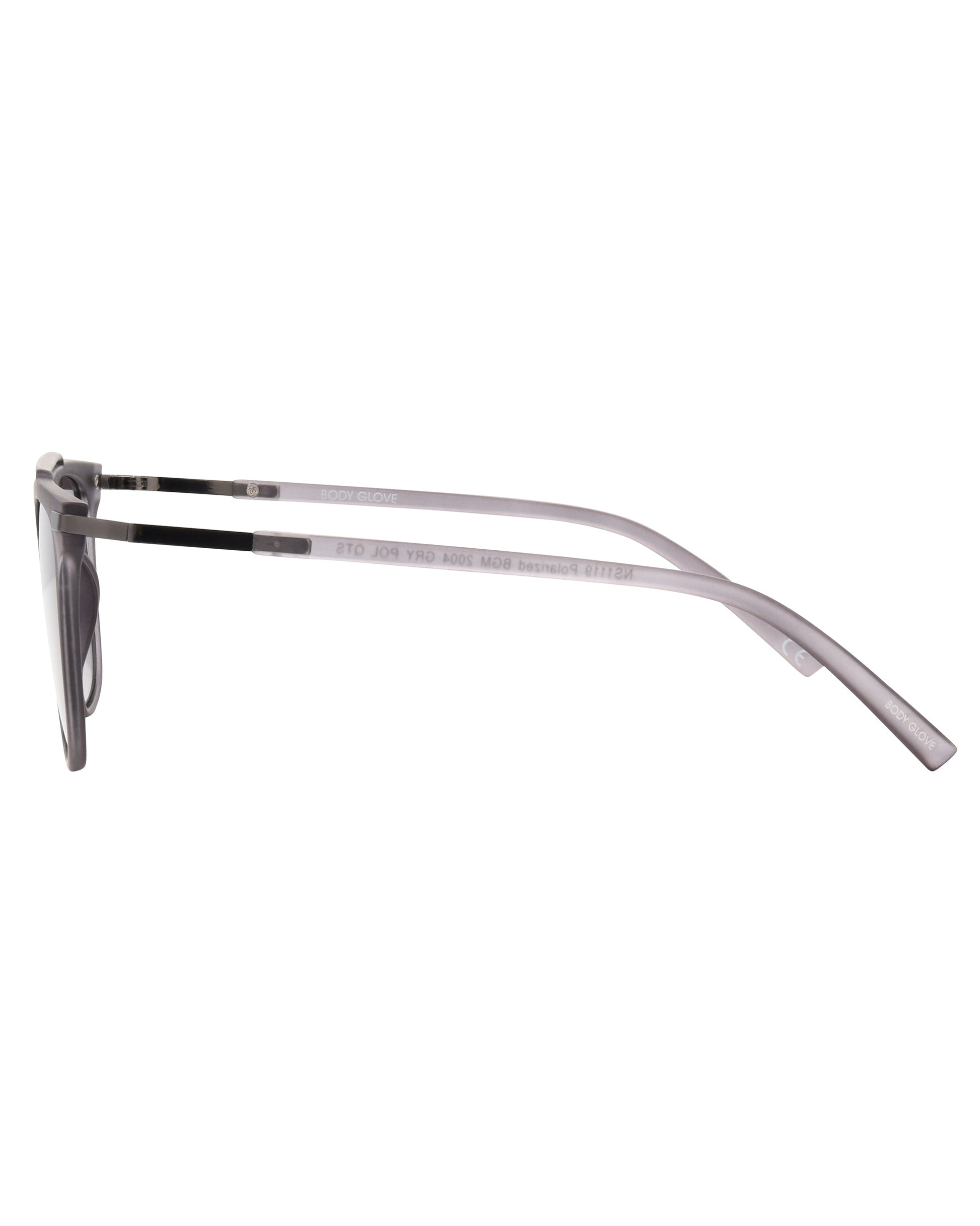 Dawny Polarized Square Frame Sunglasses - Grey