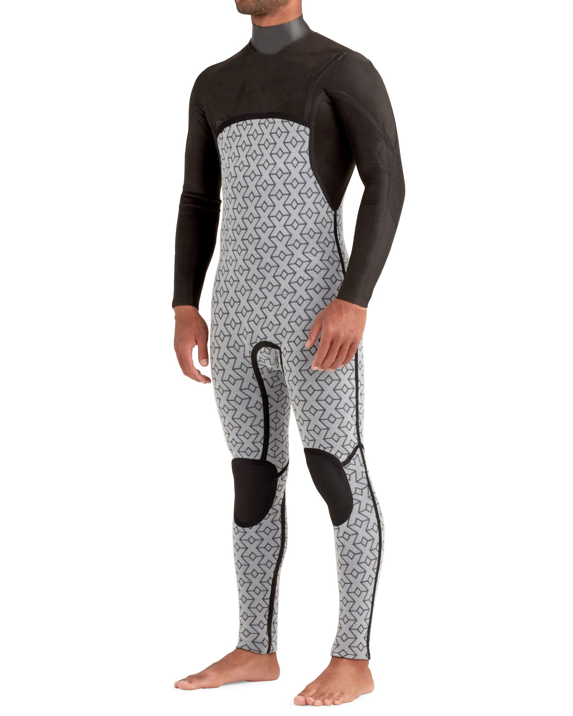 Variant 3/2mm Men's Chest-Zip Fullsuit - Black