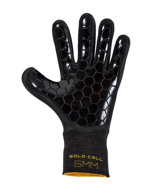 Gold Cell Mitt Glove 5mm - Black