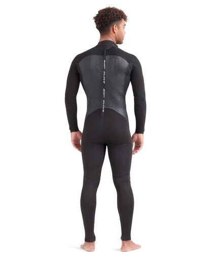 Phoenix 4/3mm Men's Back-Zip Fullsuit - Black