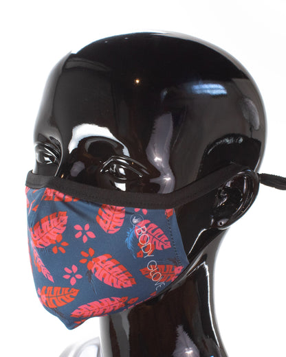 Women's 3-Piece Face Mask Set - Logo, Palm, Stripes
